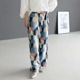 ニュアンス柄イージーワイドパンツ | FUNNY COMPANY＋  | 詳細画像17 