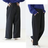 裏起毛ストレッチストレートワイドパンツ | FUNNY COMPANY+ | 詳細画像16