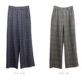 先染めチェックタックワイドパンツ | FUNNY COMPANY+  | 詳細画像15