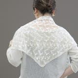 チュールフラワーレース三角スカーフ | FUNNY COMPANY＋  | 詳細画像12 