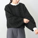 キルティングノーカラーブルゾン | FUNNY COMPANY＋  | 詳細画像14 