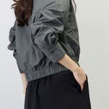 裾ギャザー両ポケシャツブルゾン | FUNNY COMPANY＋  | 詳細画像19 