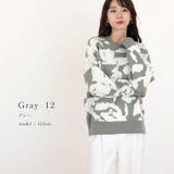 ボタニカルジャガードニットプルオーバー | FUNNY COMPANY＋  | 詳細画像13 