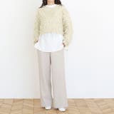 ループツイスト編みニットプルオーバー | FUNNY COMPANY＋  | 詳細画像15 