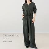 エステルツイルキーネックドロストオールインワン | FUNNY COMPANY＋  | 詳細画像10 