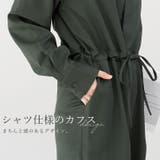 エステルツイルキーネックドロストオールインワン | FUNNY COMPANY＋  | 詳細画像18 