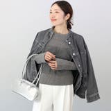 チュールレイヤードリブニットプルオーバー | FUNNY COMPANY＋  | 詳細画像12 