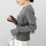 チュールレイヤードリブニットプルオーバー | FUNNY COMPANY＋  | 詳細画像13 