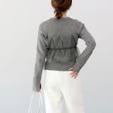 チュールレイヤードリブニットプルオーバー | FUNNY COMPANY＋  | 詳細画像14 