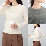 チュールレイヤードリブニットプルオーバー | FUNNY COMPANY＋  | 詳細画像19 