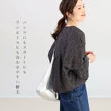 ラメツイードフレアスリーブ中綿ブルゾン | FUNNY COMPANY＋  | 詳細画像13 