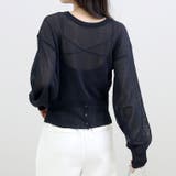 裾ボタン2WAYラメニットプルオーバー | FUNNY COMPANY＋  | 詳細画像14 