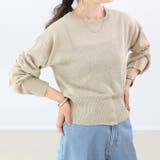 裾ボタン2WAYラメニットプルオーバー | FUNNY COMPANY＋  | 詳細画像17 