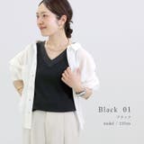 シアー切替ラッセル編み2WAYタンクトップ  | FUNNY COMPANY＋  | 詳細画像13 