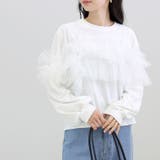 T/C天竺ｘチュールフリルドッキングプルオーバー | FUNNY COMPANY＋  | 詳細画像19 