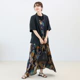 プリントシフォンキャミワンピース | FUNNY COMPANY＋  | 詳細画像13 