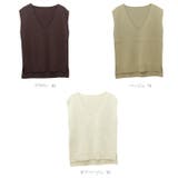 T/RVネックニットベスト | FUNNY COMPANY＋  | 詳細画像15 