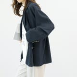 エステルツイルゴールドボタンダブルジャケット | FUNNY COMPANY＋  | 詳細画像12 