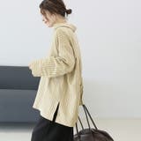 ダブルストライプスキッパーシャツ | FUNNY COMPANY＋  | 詳細画像19 