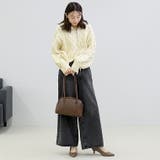 バルキーケーブルハーフジッププルオーバー | FUNNY COMPANY＋  | 詳細画像17 