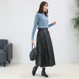 袖ボタンハイネックリブニットプルオーバー | FUNNY COMPANY＋  | 詳細画像11 