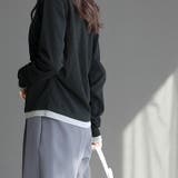 T/Cフライスｘメッシュドレープカーディガン | FUNNY COMPANY＋  | 詳細画像15 