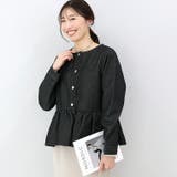 ペプラムデニムジャケット | FUNNY COMPANY＋  | 詳細画像12 