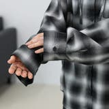 先染めプリントシアーフードシャツ | FUNNY COMPANY＋  | 詳細画像12 