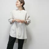 エステルローンピンタックシャツチュニック | FUNNY COMPANY＋  | 詳細画像16 