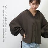 前開きスキッパーブラウス | FUNNY COMPANY＋  | 詳細画像15 