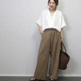 杢無地開襟ドルマンブラウス | FUNNY COMPANY＋  | 詳細画像13 