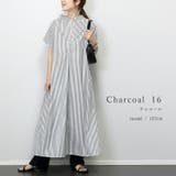 T/Cストライプバンドカラーフレンチシャツワンピース | FUNNY COMPANY+ | 詳細画像18