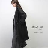 メルトンワイドカラーコクーンコート | FUNNY COMPANY＋  | 詳細画像18 