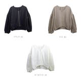 袖ボリュームVネックライトブルゾン | FUNNY COMPANY＋  | 詳細画像16 