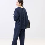 ダブルクロス後ろパールボタン2WAYブラウス | FUNNY COMPANY+ | 詳細画像13