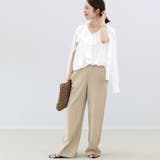 エステルジョーゼットフリルブラウス | FUNNY COMPANY＋  | 詳細画像14 