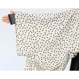 プリントデシン華奢見えドットブラウス | FUNNY COMPANY＋  | 詳細画像20 