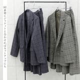 先染めチェックテーラードジャケット | FUNNY COMPANY+  | 詳細画像12