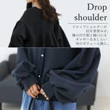 ドットボタンバックフリルジョーゼットブラウス | FUNNY COMPANY＋  | 詳細画像11 