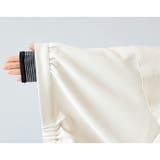 ドットボタンバックフリルジョーゼットブラウス | FUNNY COMPANY＋  | 詳細画像20 