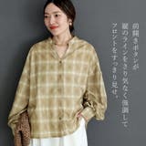 シアーチェックバックフリルブラウス | FUNNY COMPANY＋  | 詳細画像19 