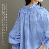 フリルカラーストライプ2WAYブラウス | FUNNY COMPANY＋  | 詳細画像14 