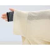 UV加工ガーター編みVネック長袖カーディガン | FUNNY COMPANY＋  | 詳細画像20 