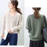 12Gラメ使い両Vゴム編みプルオーバー | FUNNY COMPANY＋  | 詳細画像4 