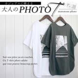綿天竺ラウンドヘム2WAYフォトTシャツ | FUNNY COMPANY+ | 詳細画像2
