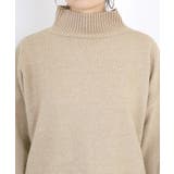 編地切替バックスリットハイネックプルオーバー | FUNNY COMPANY+ | 詳細画像20