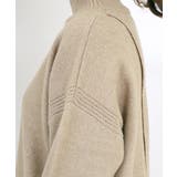 編地切替バックスリットハイネックプルオーバー | FUNNY COMPANY+ | 詳細画像22