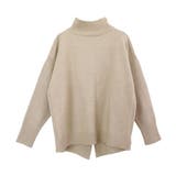 編地切替バックスリットハイネックプルオーバー | FUNNY COMPANY+ | 詳細画像26