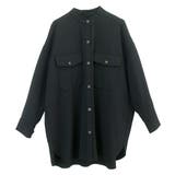 バンドカラーエステルスパンシャツチュニック | FUNNY COMPANY＋  | 詳細画像24 