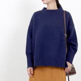 スタンドネックサイドスリット袖リブチュニックプルオーバー | FUNNY COMPANY＋  | 詳細画像9 